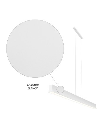 HANOK * LÁMPARA LINEAL LED 38W 3000K 110º BLANCA
